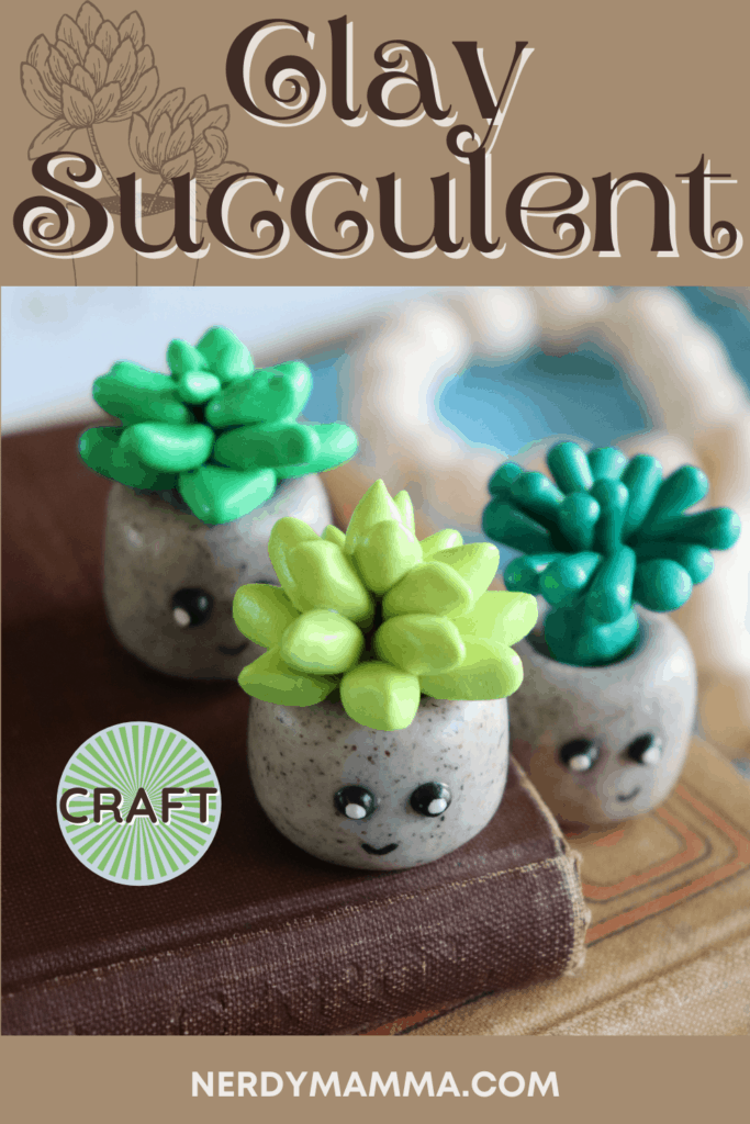 Mini Clay Succulent Craft