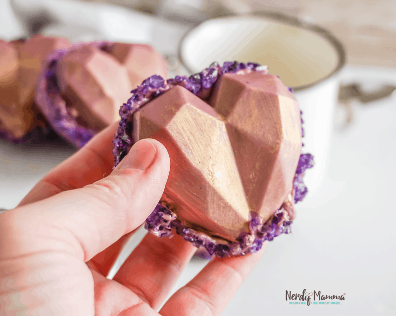 Lavender Hot Cocoa Bombs