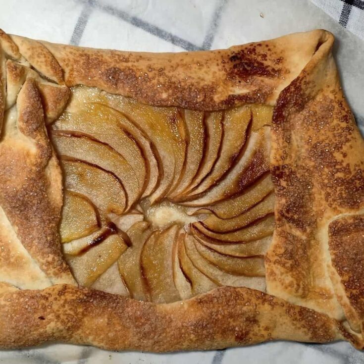 Apple Galette with Puff Pastry