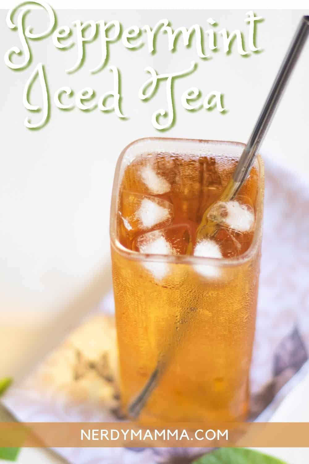 how to make peppermint iced tea
