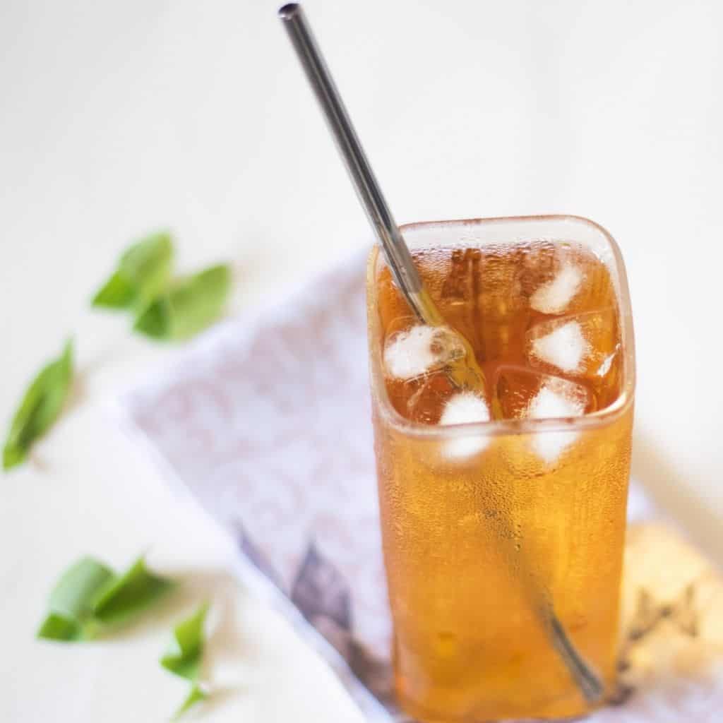 Peppermint Iced Tea Recipe Nerdy Mamma Peppermint Iced Tea Recipe Nerdy Mamma
