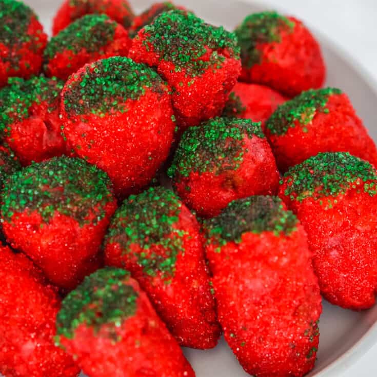 Easy Candy Strawberries Recipe {Dairy Free}