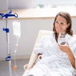 Vitamin Therapy IV drip infusion in women blood