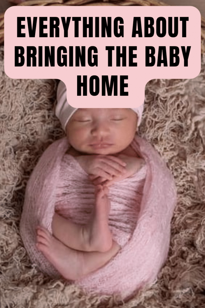A pictorial for a new born baby with a pink blanket