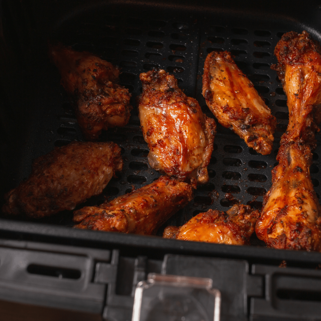 Air fryer homemade grilled chicken wings
