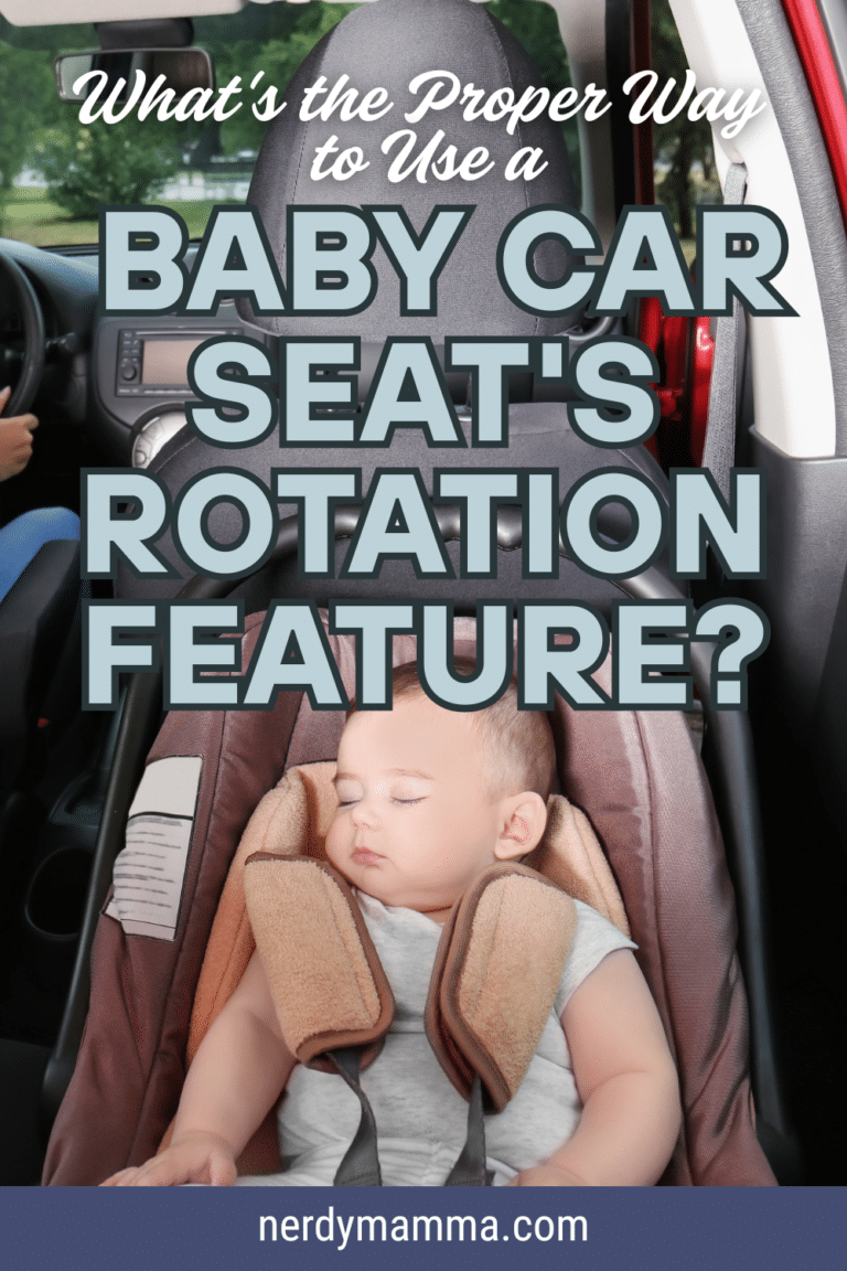 What's the Proper Way to Use a Baby Car Seat's Rotation Feature ...
