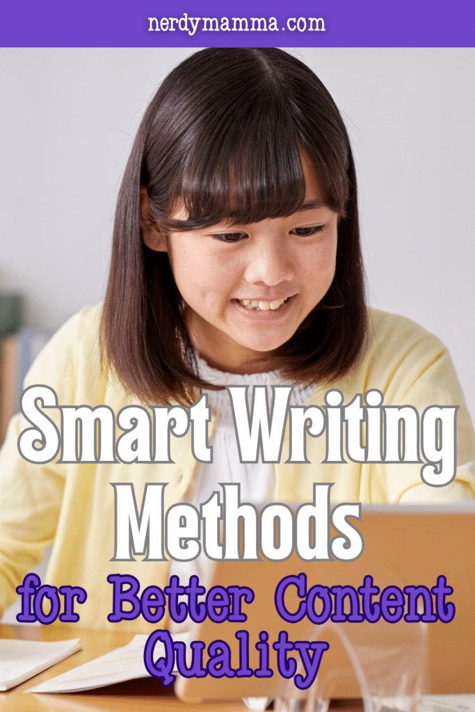 Person reviewing content on a laptop while applying effective writing techniques to improve readability and engagement.