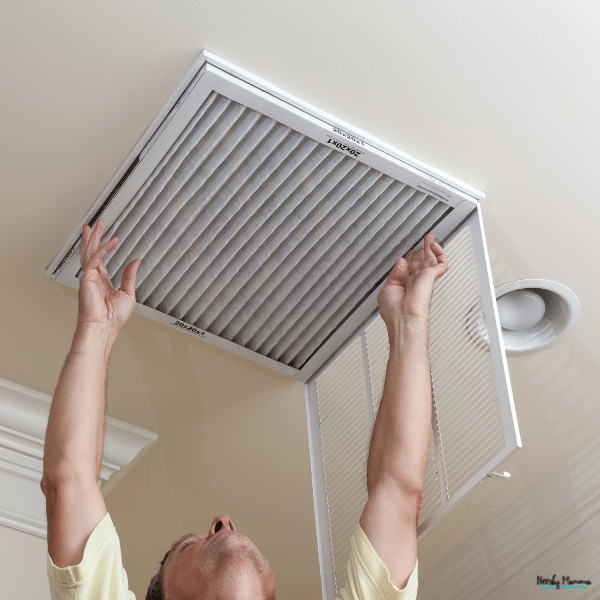HVAC safety tips include replacing dirty air filters to support clean airflow and efficient home comfort.